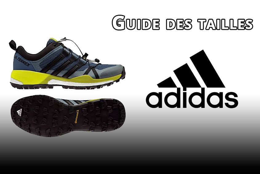 studio Trouw een beetje Guide des tailles chaussures Adidas | SportAixTrem