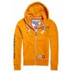 Sweat Superdry Trackster Ziphood Ocre