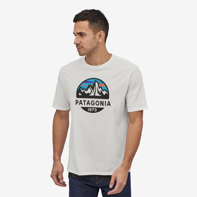 Achat t-shirt en coton biologique Patagonia Fitz Roy Scope Organic T-shirt